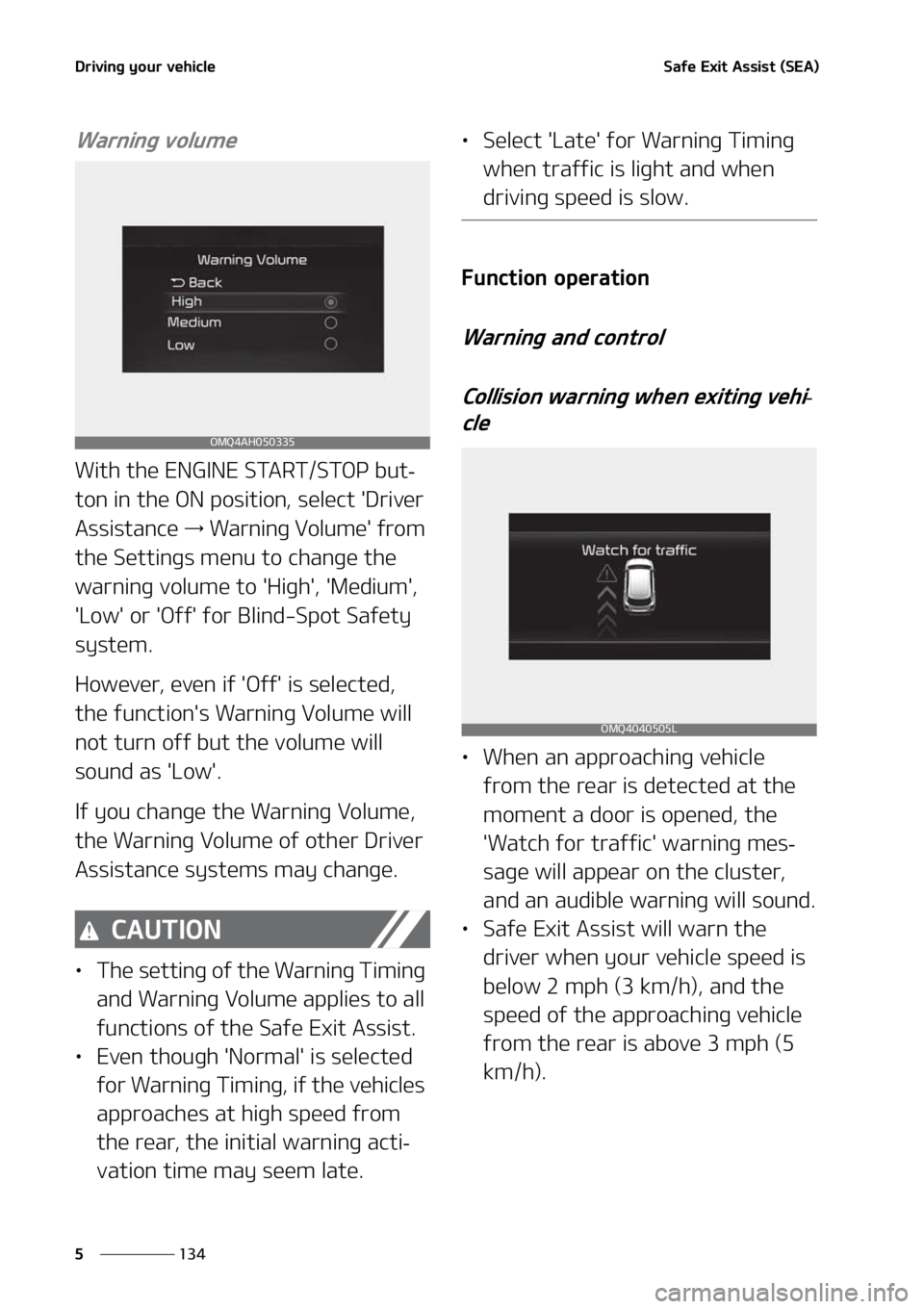 KIA SORENTO 2021  Owners Manual �%�S�J�W�J�O�H��Z�P�V�S��W�F�I�J�D�M�F
���
�
�4�B�G�F��&�Y�J�U��"�T�T�J�T�U��	�4�&�"�

�8�B�S�O�J�O�H��W�P�M�V�N�F
�8�J�U�I��U�I�F��&�/�(�*�/�&��4�5�"�3�5��4�5�0�1��C�V�U-
�U�P�O��J�O�