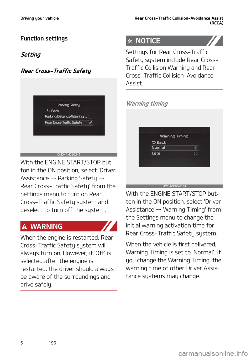 KIA SORENTO 2021  Owners Manual �%�S�J�W�J�O�H��Z�P�V�S��W�F�I�J�D�M�F
���
�
�3�F�B�S��$�S�P�T�T��5�S�B�G�G�J�D��$�P�M�M�J�T�J�P�O��"�W�P�J�E�B�O�D�F��"�T�T�J�T�U
�	�3�$�$�"�

��V�O�D�U�J�P�O��T�F�U�U�J�O�H�T
�4�F�U�U�J