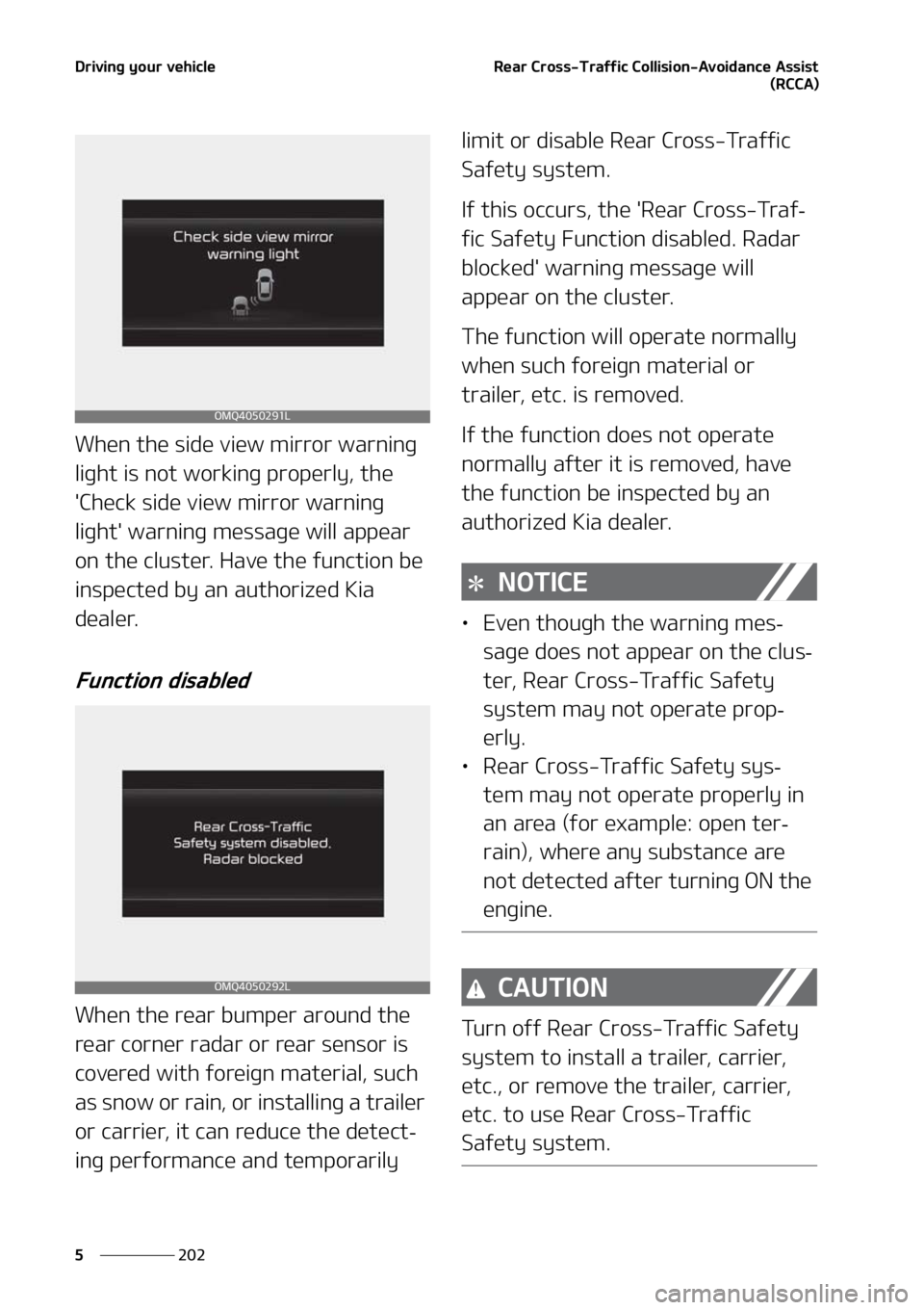 KIA SORENTO 2021  Owners Manual �%�S�J�W�J�O�H��Z�P�V�S��W�F�I�J�D�M�F
���
�
�3�F�B�S��$�S�P�T�T��5�S�B�G�G�J�D��$�P�M�M�J�T�J�P�O��"�W�P�J�E�B�O�D�F��"�T�T�J�T�U
�	�3�$�$�"�

�8�I�F�O��U�I�F��T�J�E�F��W�J�F�X��N�J�S�