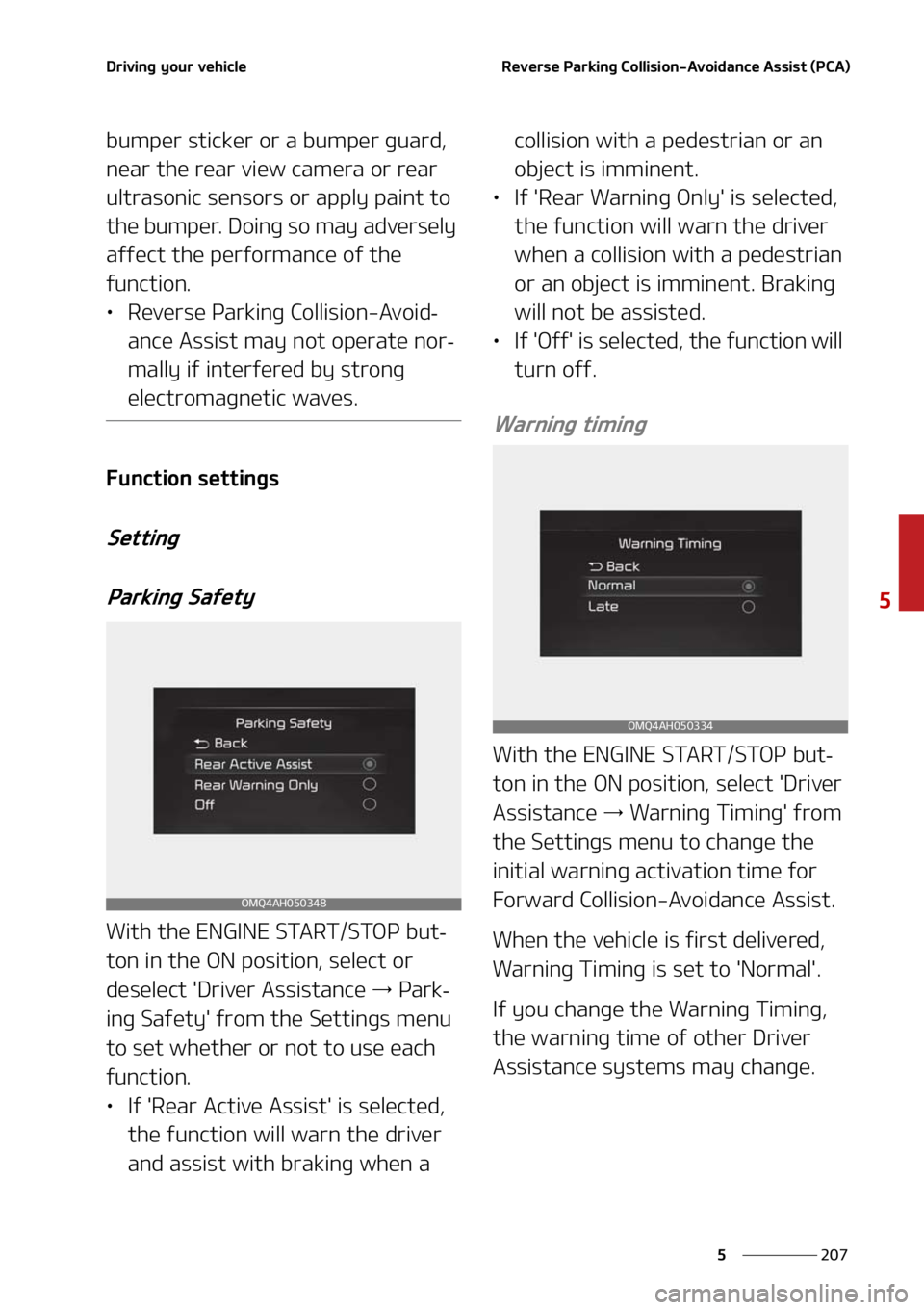 KIA SORENTO 2021  Owners Manual ���
�
�
�%�S�J�W�J�O�H��Z�P�V�S��W�F�I�J�D�M�F�3�F�W�F�S�T�F��1�B�S�L�J�O�H��$�P�M�M�J�T�J�P�O��"�W�P�J�E�B�O�D�F��"�T�T�J�T�U��	�1�$�"�

�C�V�N�Q�F�S��T�U�J�D�L�F�S��P�S��B��C�V�N�Q�F