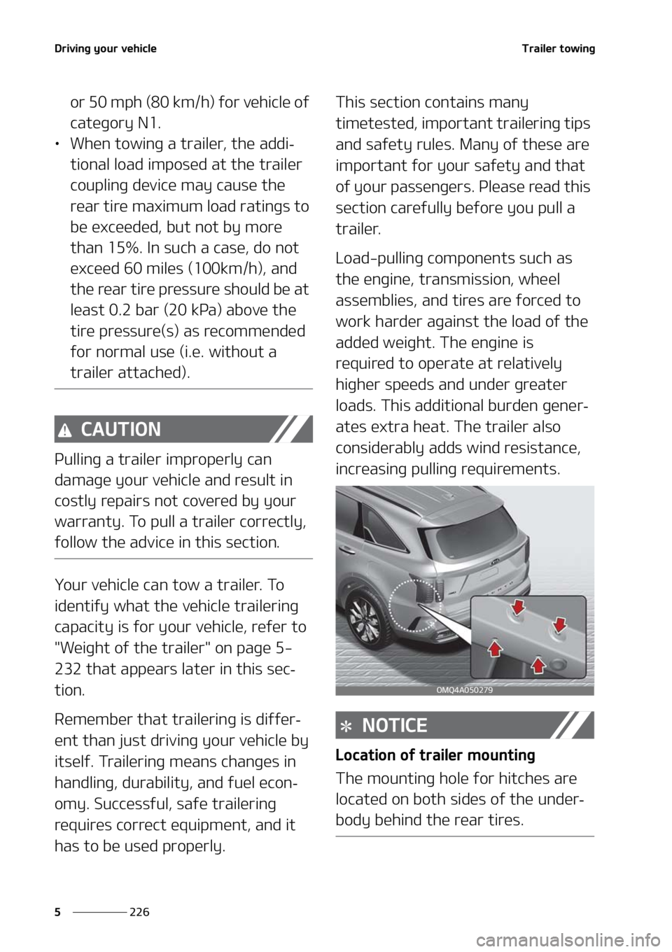 KIA SORENTO 2021  Owners Manual �%�S�J�W�J�O�H��Z�P�V�S��W�F�I�J�D�M�F
���
�
�5�S�B�J�M�F�S��U�P�X�J�O�H
�P�S�����N�Q�I��	����L�N��I�
��G�P�S��W�F�I�J�D�M�F��P�G�
�D�B�U�F�H�P�S�Z��/��
LÜ �8�I�F�O��U�P�X�J�O