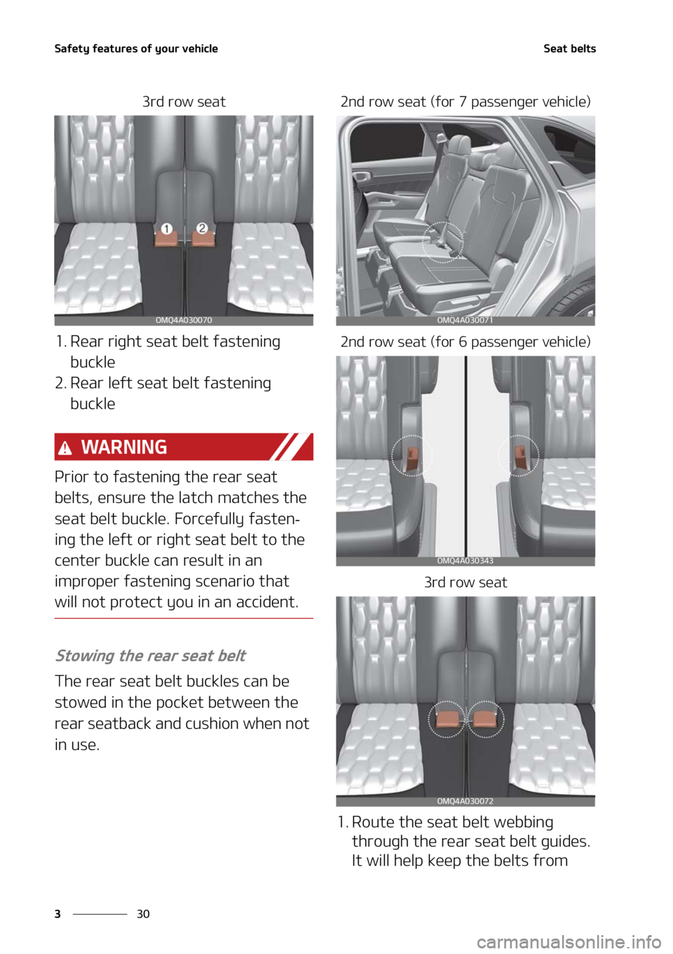 KIA SORENTO 2021 Workshop Manual �4�B�G�F�U�Z��G�F�B�U�V�S�F�T��P�G��Z�P�V�S��W�F�I�J�D�M�F
��
�
�4�F�B�U��C�F�M�U�T
��S�E��S�P�X��T�F�B�U
�� �3�F�B�S��S�J�H�I�U��T�F�B�U��C�F�M�U��G�B�T�U�F�O�J�O�H�
�C�V�D�L�M�F
�