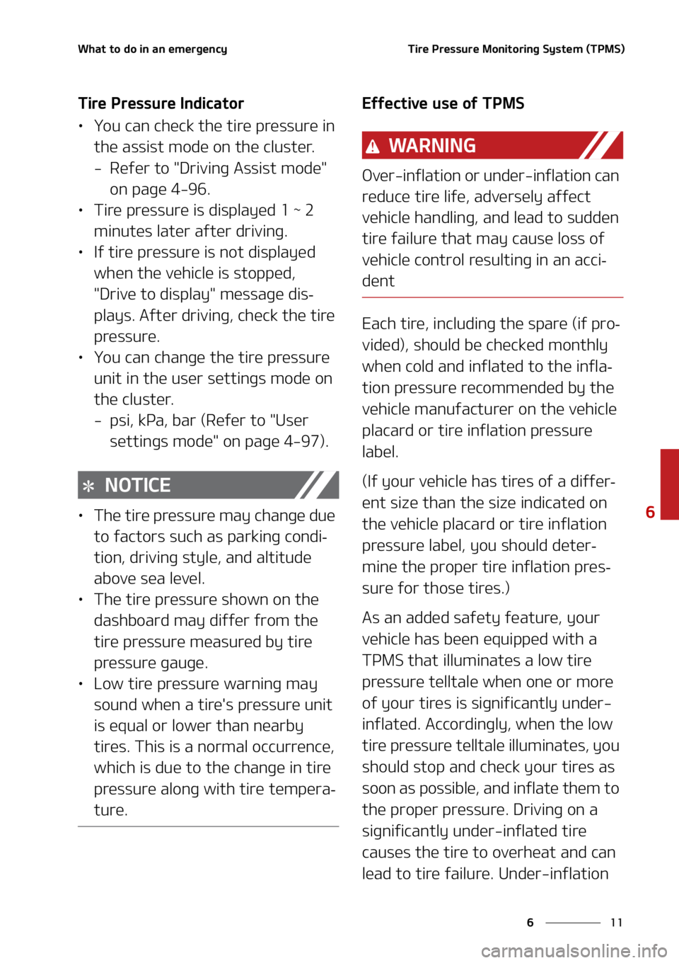 KIA SORENTO 2021  Owners Manual ��
�
�
�8�I�B�U��U�P��E�P��J�O��B�O��F�N�F�S�H�F�O�D�Z�5�J�S�F��1�S�F�T�T�V�S�F��.�P�O�J�U�P�S�J�O�H��4�Z�T�U�F�N��	�5�1�.�4�

�5�J�S�F��1�S�F�T�T�V�S�F��*�O�E�J�D�B�U�P�S
LÜ�:�P�V��D