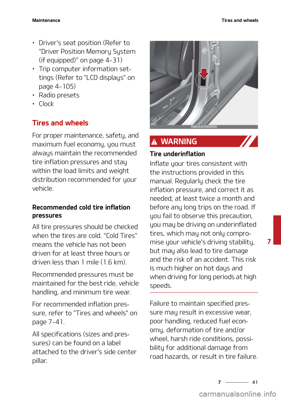 KIA SORENTO 2021  Owners Manual ��
�
�
�.�B�J�O�U�F�O�B�O�D�F�5�J�S�F�T��B�O�E��X�I�F�F�M�T
LÜ�%�S�J�W�F�S��T��T�F�B�U��Q�P�T�J �U�J�P�O��	�3�F�G�F�S��U�P�
��%�S�J�W�F�S��1�P�T�J�U�J�P�O��.�F�N�P�S�Z��4�Z�T�U�F�N�
