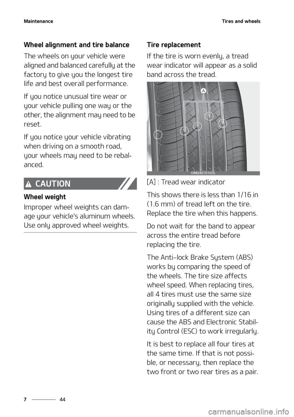 KIA SORENTO 2021  Owners Manual �.�B�J�O�U�F�O�B�O�D�F
��
�
�5�J�S�F�T��B�O�E��X�I�F�F�M�T
�8�I�F�F�M��B�M�J�H�O�N�F�O�U��B�O�E��U�J�S�F��C�B�M�B�O�D�F
�5�I�F��X�I�F�F�M�T��P�O��Z�P�V�S��W�F�I�J�D�M�F��X�F�S�F�
�B�M�J