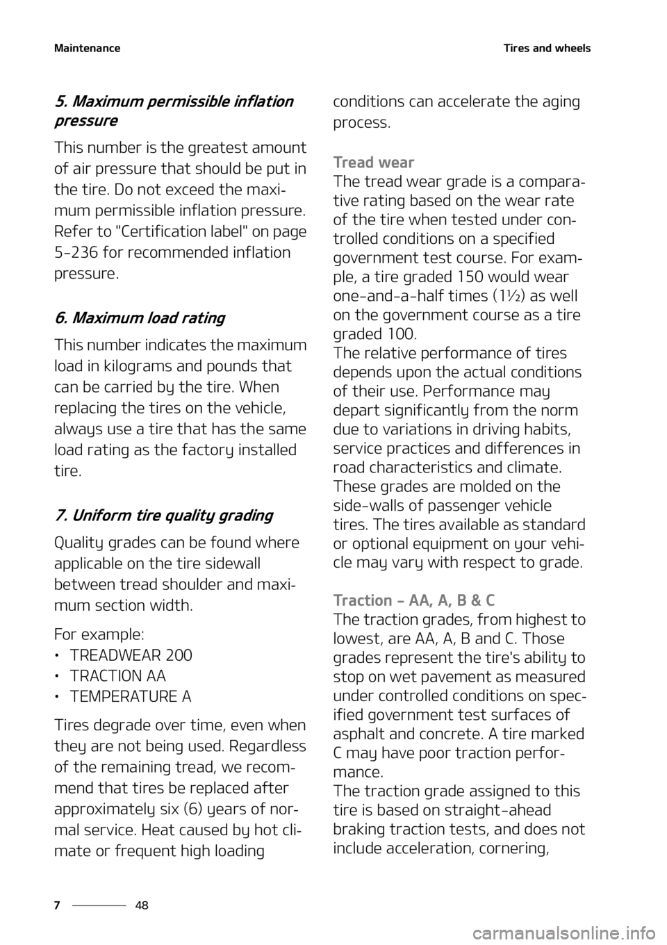 KIA SORENTO 2021  Owners Manual �.�B�J�O�U�F�O�B�O�D�F
��
�
�5�J�S�F�T��B�O�E��X�I�F�F�M�T
����.�B�Y�J�N�V�N��Q�F�S�N�J�T�T�J�C�M�F��J�O�G�M�B�U�J�P�O�
�Q�S�F�T�T�V�S�F
�5�I�J�T��O�V�N�C�F�S��J�T��U�I�F��H�S�F�B�U�F�T