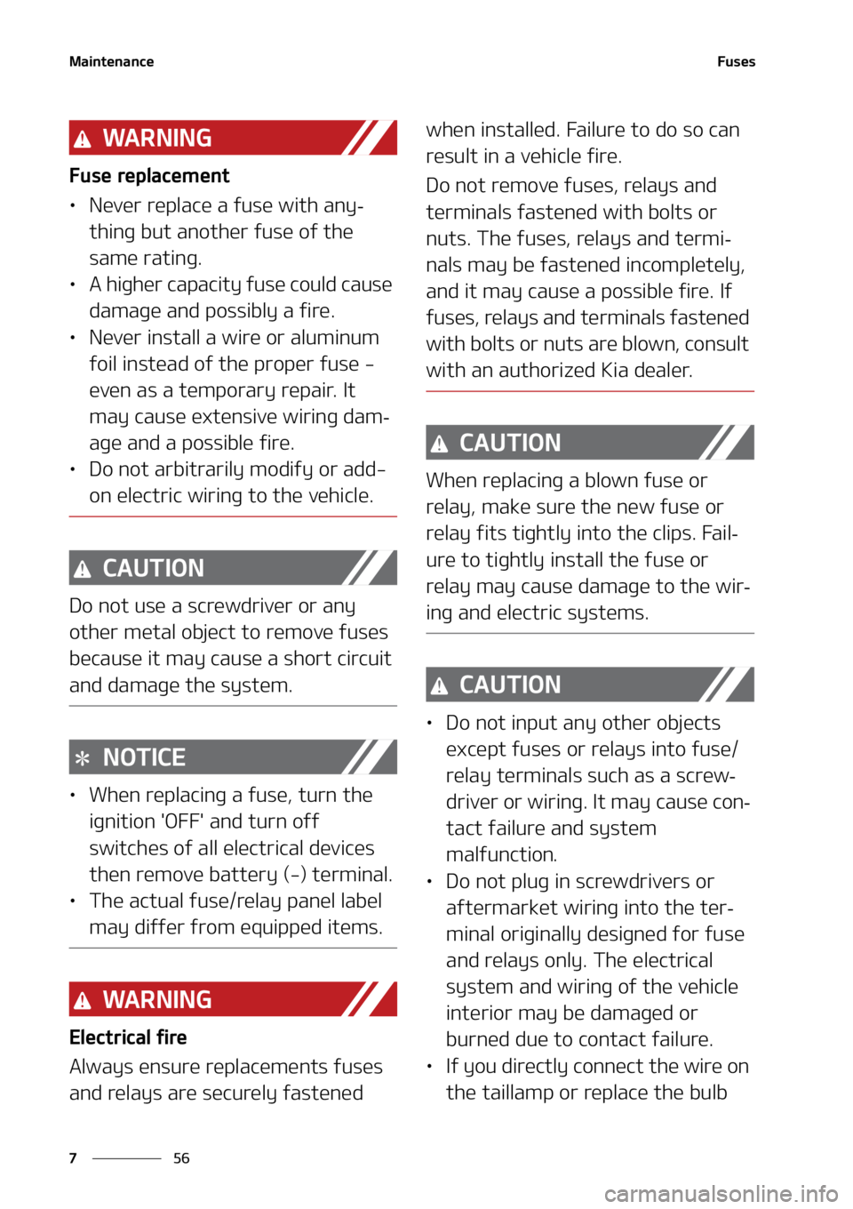 KIA SORENTO 2021  Owners Manual �.�B�J�O�U�F�O�B�O�D�F
��
�
��V�T�F�T
�8�" �3 �/ �* �/ �(
��V�T�F��S�F�Q�M�B�D�F�N�F�O�U
LÜ �/�F�W�F�S��S�F�Q�M�B�D�F��B��G�V�T�F��X�J�U�I��B�O�Z
-
�U�I�J�O�H��C�V�U��B�O�P�U�I�F�S��G�V