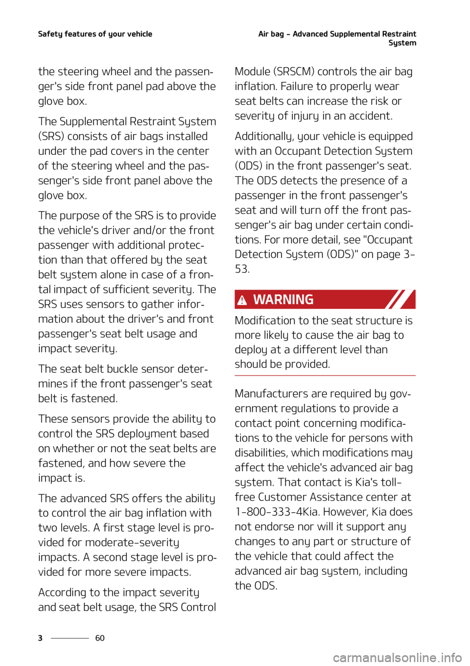 KIA SORENTO 2021 Manual Online �4�B�G�F�U�Z��G�F�B�U�V�S�F�T��P�G��Z�P�V�S��W�F�I�J�D�M�F
��
�
�"�J�S��C�B�H����"�E�W�B�O�D�F�E��4�V�Q�Q�M�F�N�F�O�U�B�M��3�F�T�U�S�B�J�O�U
�4�Z�T�U�F�N
�U�I�F��T�U�F�F�S�J�O�H��X�I�F�