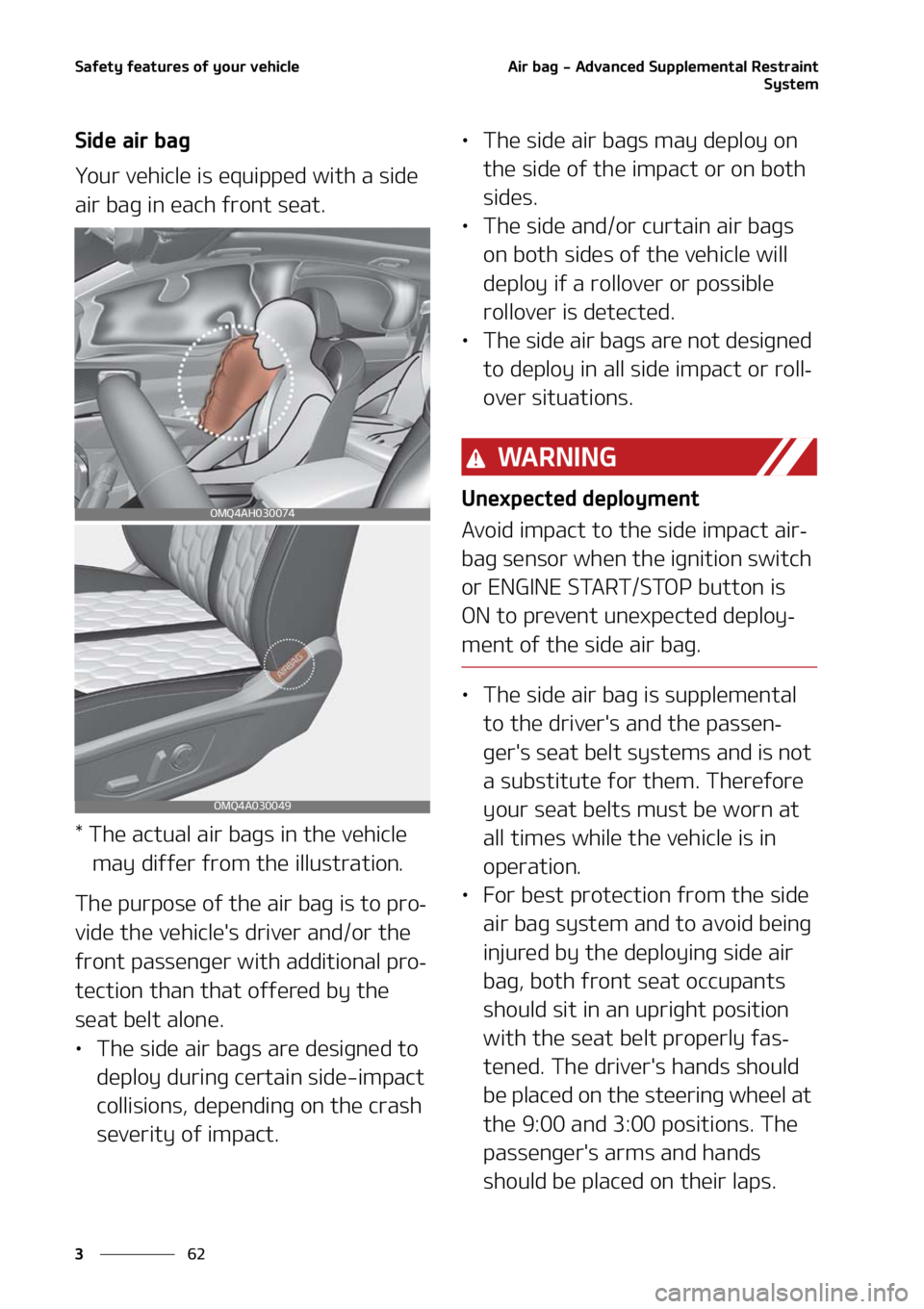 KIA SORENTO 2021 Manual Online �4�B�G�F�U�Z��G�F�B�U�V�S�F�T��P�G��Z�P�V�S��W�F�I�J�D�M�F
��
�
�"�J�S��C�B�H����"�E�W�B�O�D�F�E��4�V�Q�Q�M�F�N�F�O�U�B�M��3�F�T�U�S�B�J�O�U
�4�Z�T�U�F�N
�4�J�E�F��B�J�S��C�B�H
�:�P�V�S