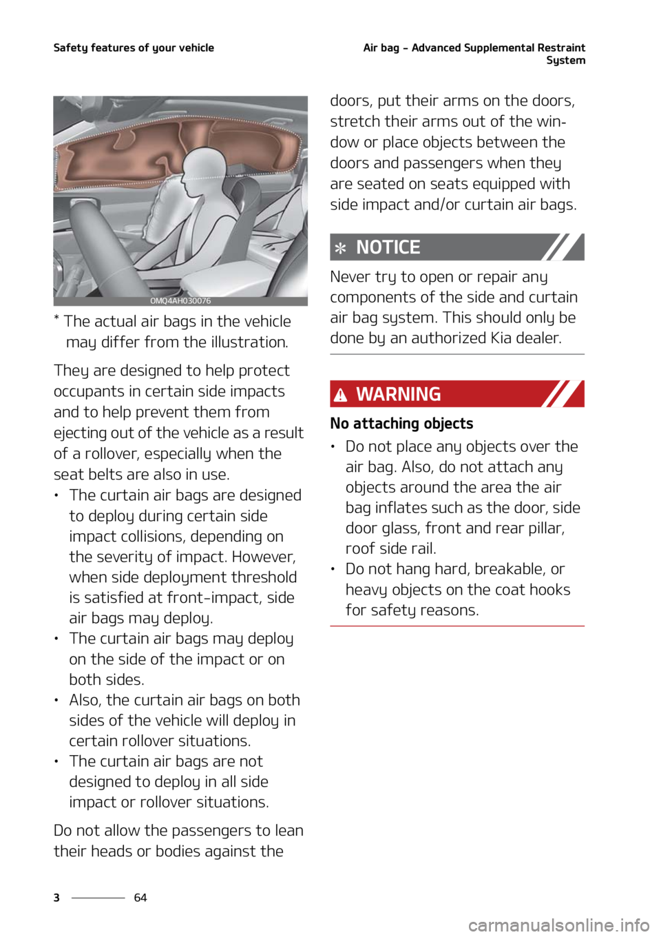 KIA SORENTO 2021 Manual Online �4�B�G�F�U�Z��G�F�B�U�V�S�F�T��P�G��Z�P�V�S��W�F�I�J�D�M�F
��
�
�"�J�S��C�B�H����"�E�W�B�O�D�F�E��4�V�Q�Q�M�F�N�F�O�U�B�M��3�F�T�U�S�B�J�O�U
�4�Z�T�U�F�N
���5�I�F��B�D�U�V�B�M��B�J�S�