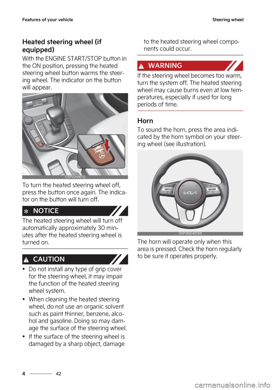KIA SELTOS 2023  Owners Manual ��F�B�U�V�S�F�T��P�G��Z�P�V�S��W�F�I�J�D�M�F
��
�
�4�U�F�F�S�J�O�H��X�I�F�F�M
�)�F�B�U�F�E��T�U�F�F�S�J�O�H��X�I�F�F�M��	�J�G�
�F�R�V�J�Q�Q�F�E�

�8�J�U�I��U�I�F��&�/�(�*�/�&��4�5�"�3�5