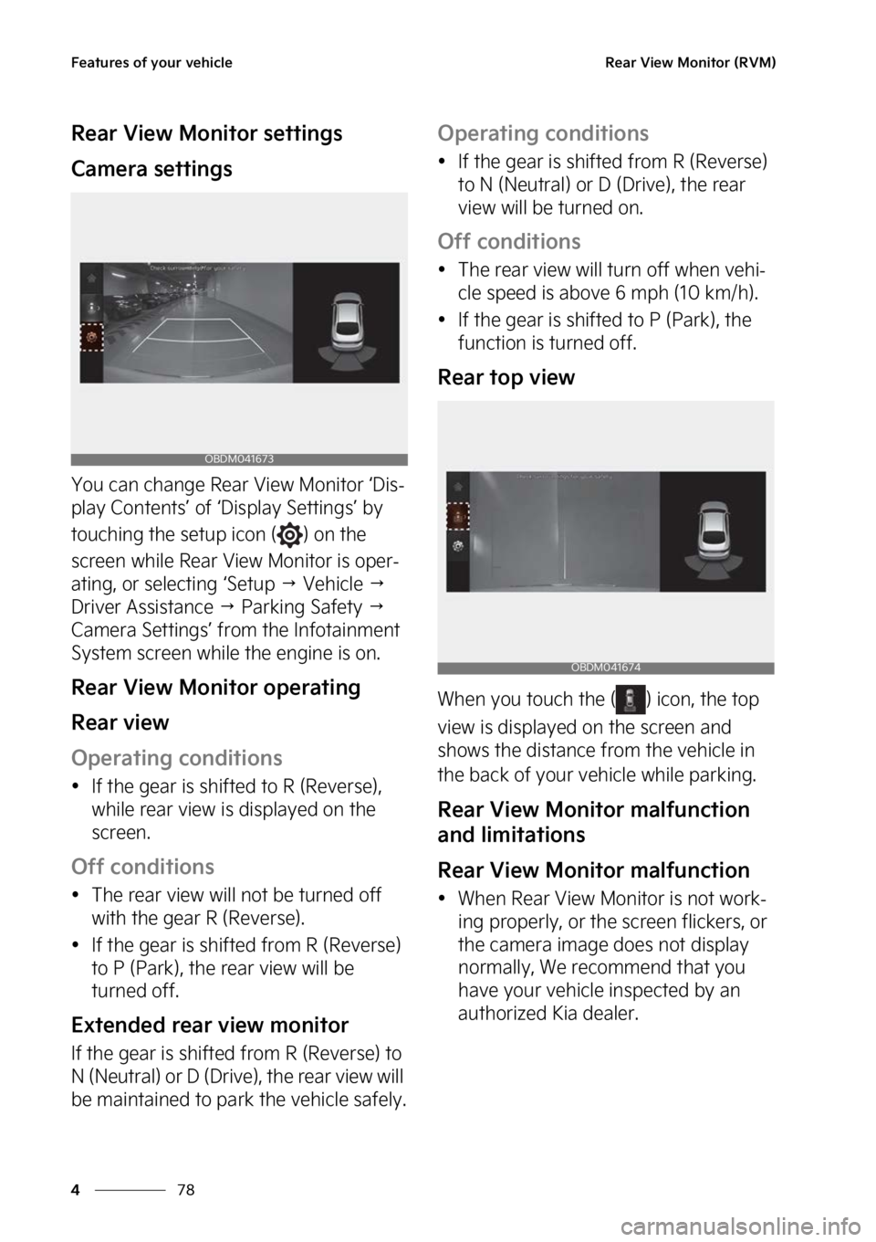 KIA SELTOS 2023  Owners Manual ��F�B�U�V�S�F�T��P�G��Z�P�V�S��W�F�I�J�D�M�F
��
�
�3�F�B�S��7�J�F�X��.�P�O�J�U�P�S��	�3�7�.�

�3�F�B�S��7�J�F�X��.�P�O�J�U�P�S��T�F�U�U�J�O�H�T
�$�B�N�F�S�B��T�F�U�U�J�O�H�T
�:�P�V��D�B
