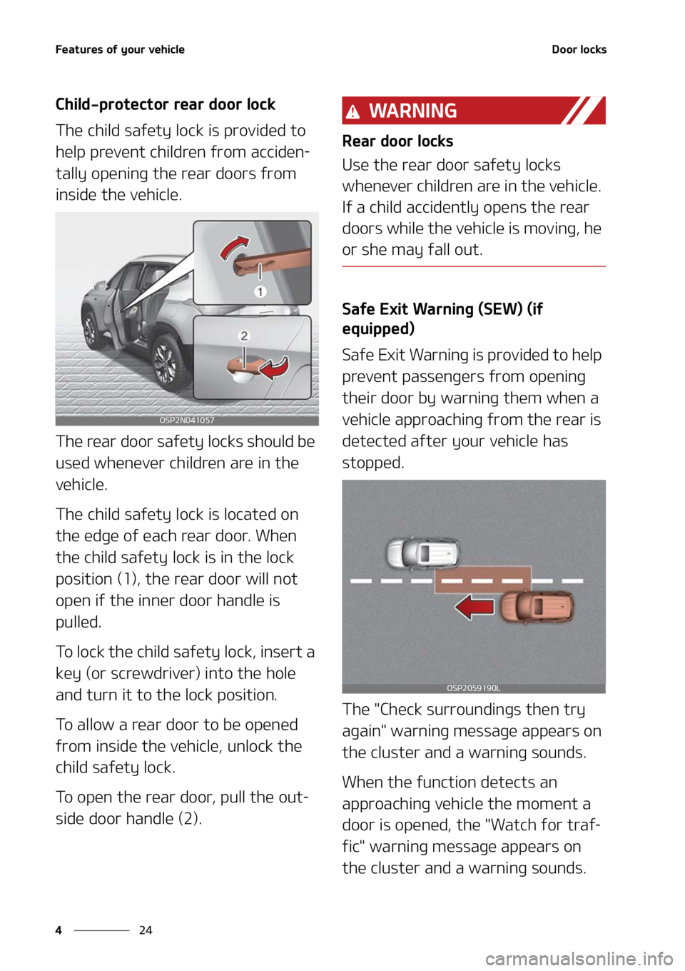 KIA SELTOS 2022  Owners Manual ��F�B�U�V�S�F�T��P�G��Z�P�V�S��W�F�I�J�D�M�F
��
�
�%�P�P�S��M�P�D�L�T
�$�I�J�M�E��Q�S�P�U�F�D�U�P�S��S�F�B�S��E�P�P�S��M�P�D�L
�5�I�F��D�I�J�M�E��T�B�G�F�U�Z��M�P�D�L��J�T��Q�S�P�W�J�