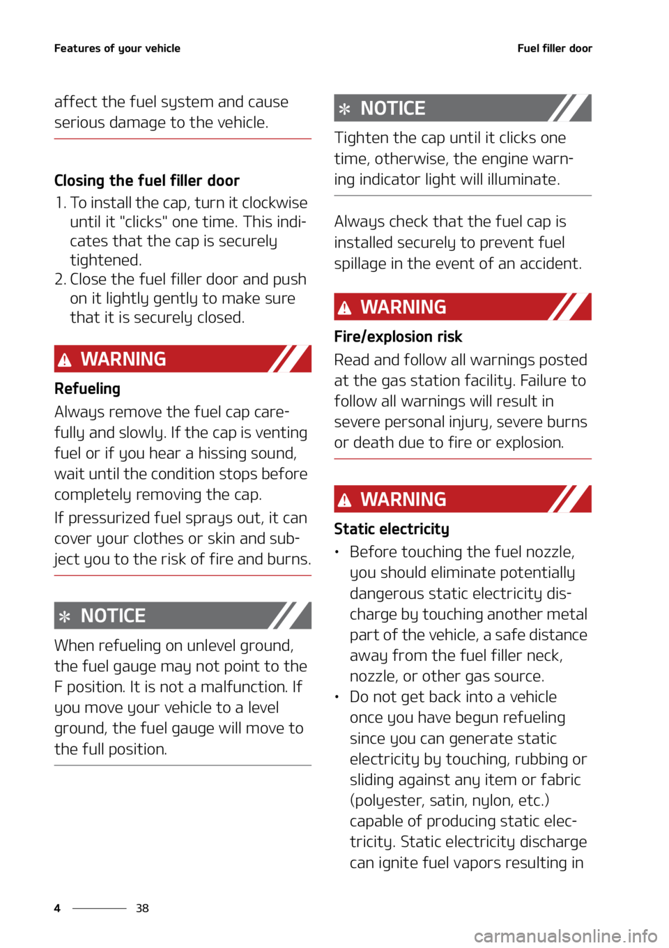 KIA SELTOS 2022  Owners Manual ��F�B�U�V�S�F�T��P�G��Z�P�V�S��W�F�I�J�D�M�F
��
�
��V�F�M��G�J�M�M�F�S��E�P�P�S
�B�G�G�F�D�U��U�I�F��G�V�F�M��T�Z�T�U�F�N��B�O�E��D�B�V�T�F�
�T�F�S�J�P�V�T��E�B�N�B�H�F��U�P��U�I�F�