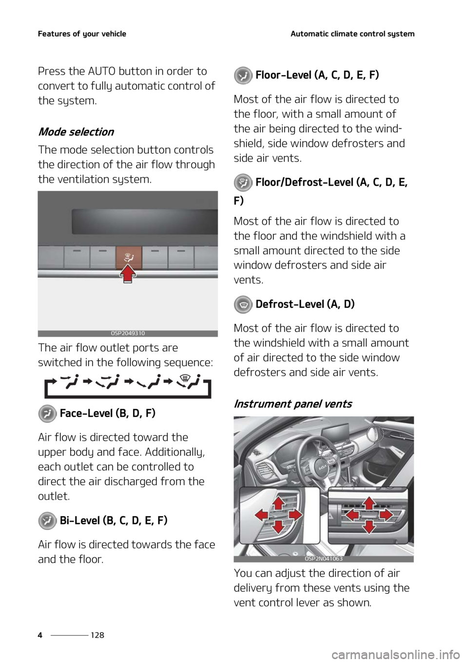 KIA SELTOS 2022  Owners Manual ��F�B�U�V�S�F�T��P�G��Z�P�V�S��W�F�I�J�D�M�F
���
�
�"�V�U�P�N�B�U�J�D��D�M�J�N�B�U�F��D�P�O�U�S�P�M��T�Z�T�U�F�N
�1�S�F�T�T��U�I�F��"�6�5�0��C�V�U�U�P�O��J�O��P�S�E�F�S��U�P�
�D�P�O�