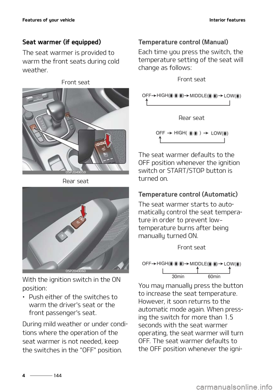 KIA SELTOS 2022  Owners Manual ��F�B�U�V�S�F�T��P�G��Z�P�V�S��W�F�I�J�D�M�F
���
�
�*�O�U�F�S�J�P�S��G�F�B�U�V�S�F�T
�4�F�B�U��X�B�S�N�F�S��	�J�G��F�R�V�J�Q�Q�F�E�

�5�I�F��T�F�B�U��X�B�S�N�F�S��J�T��Q�S�P�W�J�E�F�E�