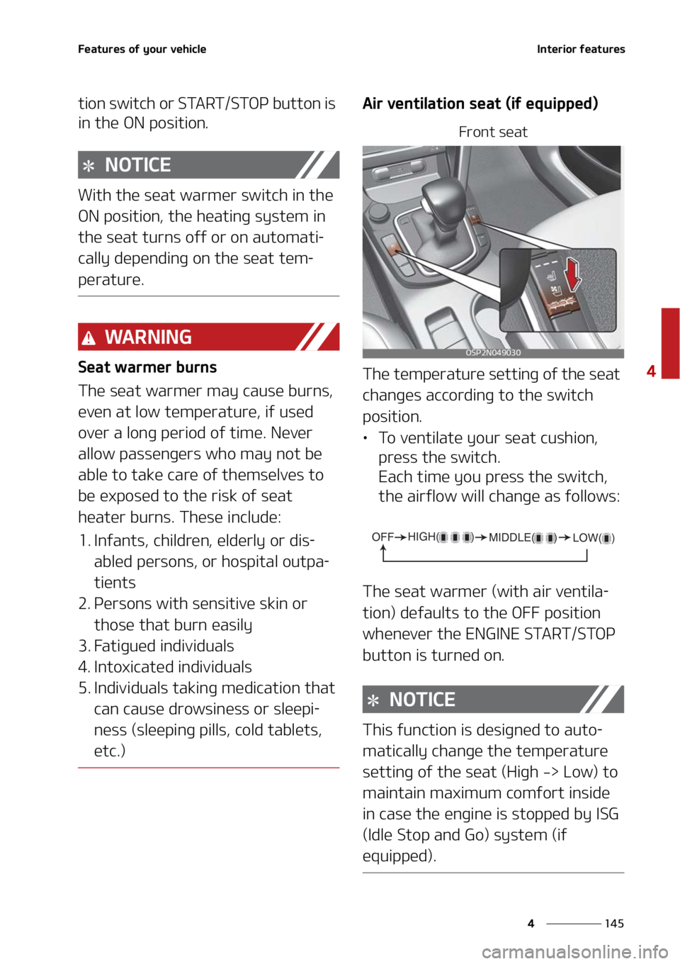 KIA SELTOS 2022  Owners Manual ���
�
�
��F�B�U�V�S�F�T��P�G��Z�P�V�S��W�F�I�J�D�M�F�*�O�U�F�S�J�P�S��G�F�B�U�V�S�F�T
�U�J�P�O��T�X�J�U�D�I��P�S��4�5�"�3�5��4�5�0�1��C�V�U�U�P�O��J�T�
�J�O��U�I�F��0�/��Q�P�T�J�U�