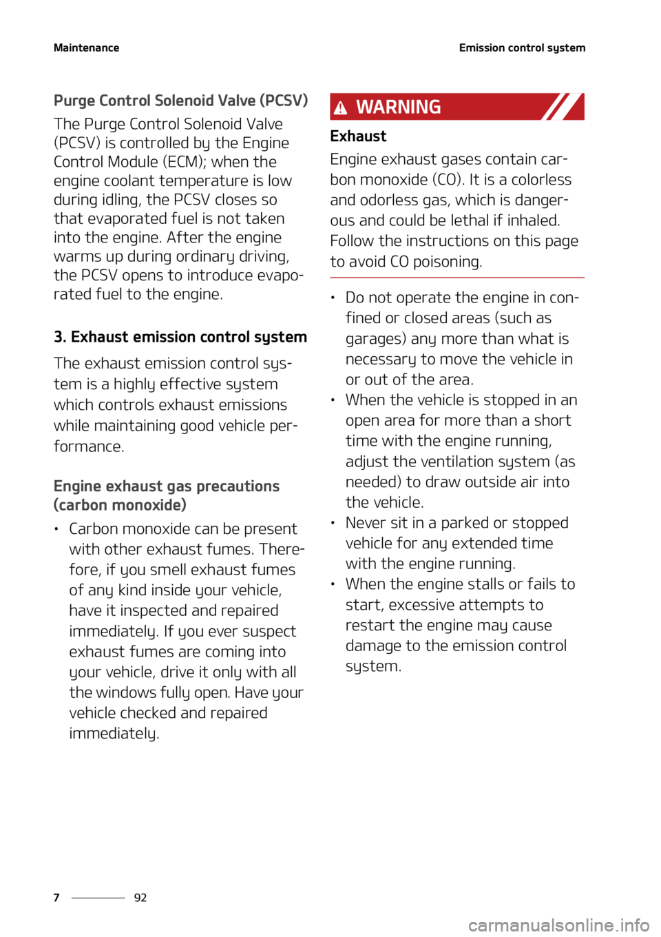KIA SELTOS 2022  Owners Manual �.�B�J�O�U�F�O�B�O�D�F
��
�
�&�N�J�T�T�J�P�O��D�P�O�U�S�P�M��T�Z�T�U�F�N
�1�V�S�H�F��$�P�O�U�S�P�M��4�P�M�F�O�P�J�E��7�B�M�W�F��	�1�$�4�7�

�5�I�F��1�V�S�H�F��$�P�O�U�S�P�M��4�P�M�F�O�P�J�