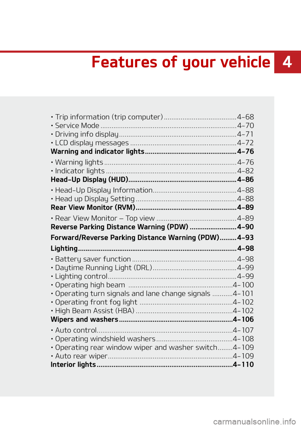 KIA SELTOS 2022  Owners Manual �
��F�B�U�V�S�F�T��P�G��Z�P�V�S��W�F�I�J�D�M�F
LÜ ��5�S�J�Q��J�O�G�P�S�N�B�U�J�P�O��	�U�S�J�Q��D�P�N�Q �V�U�F�S�
 ��������������������������������������