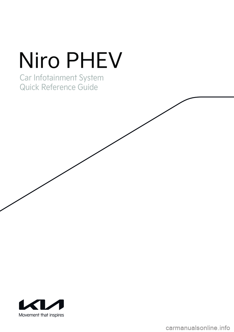 KIA NIRO PHEV 2022  Navigation System Quick Reference Guide Car Infotainment System
Quick Reference Guide
Niro PHEV  