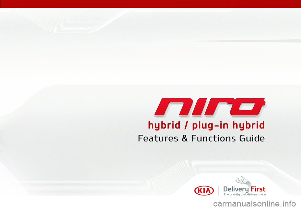 KIA NIRO PHEV 2021  Features and Functions Guide 