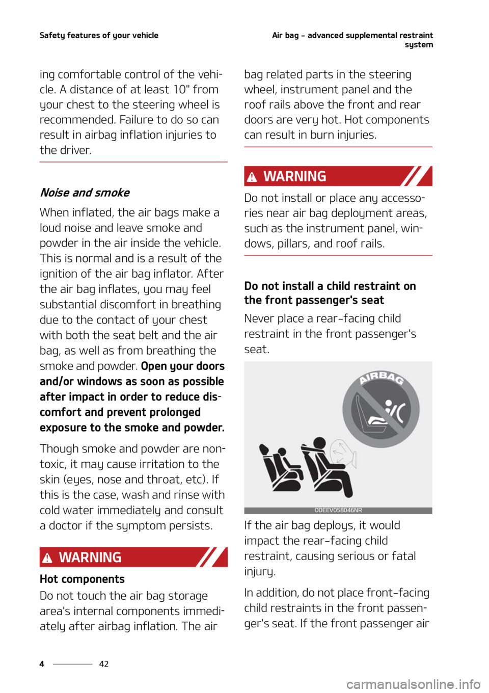 KIA NIRO EV 2022  Owners Manual �4�B�G�F�U�Z��G�F�B�U�V�S�F�T��P�G��Z�P�V�S��W�F�I�J�D�M�F
��
�
�"�J�S��C�B�H����B�E�W�B�O�D�F�E��T�V�Q�Q�M�F�N�F�O�U�B�M��S�F�T�U�S�B�J�O�U
�T�Z�T�U�F�N
�J�O�H��D�P�N�G�P�S�U�B�C�M�F��