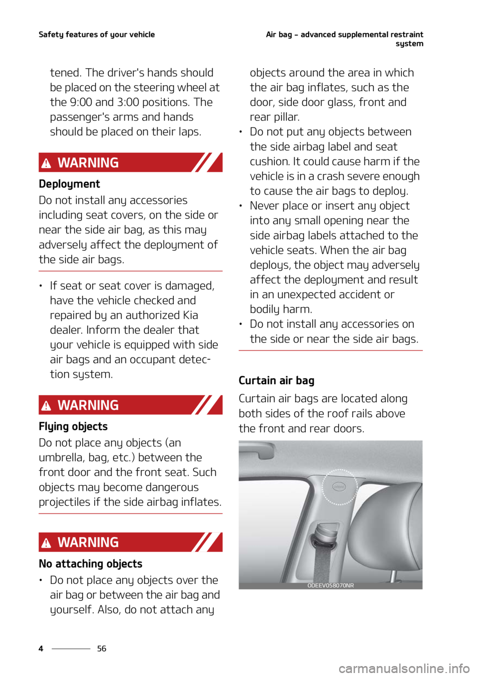 KIA NIRO EV 2022  Owners Manual �4�B�G�F�U�Z��G�F�B�U�V�S�F�T��P�G��Z�P�V�S��W�F�I�J�D�M�F
��
�
�"�J�S��C�B�H����B�E�W�B�O�D�F�E��T�V�Q�Q�M�F�N�F�O�U�B�M��S�F�T�U�S�B�J�O�U
�T�Z�T�U�F�N
�U�F�O�F�E���5�I�F��E�S�J�W�F�