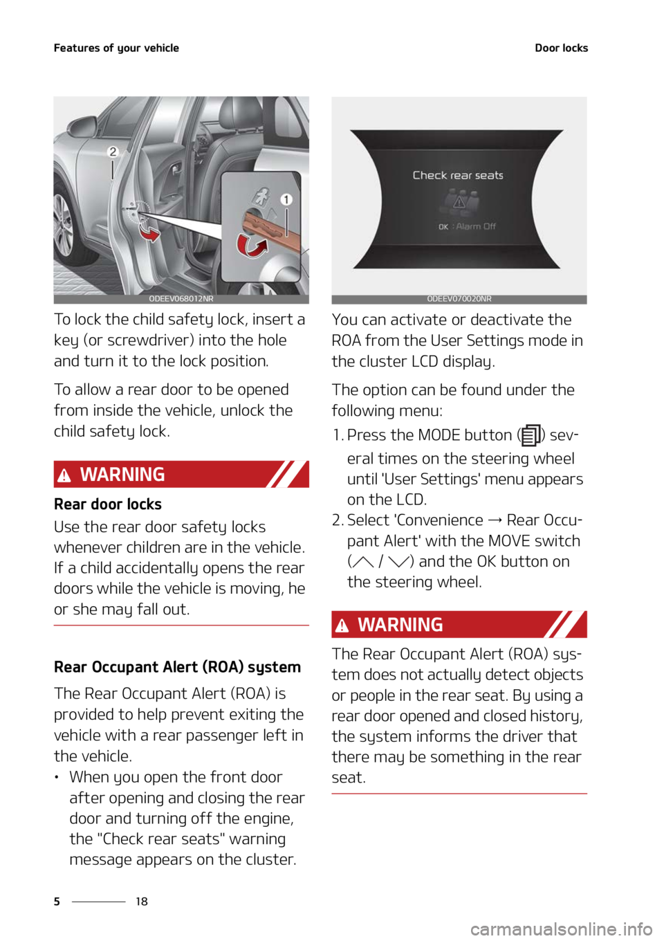 KIA NIRO EV 2022  Owners Manual ��F�B�U�V�S�F�T��P�G��Z�P�V�S��W�F�I�J�D�M�F
��
�
�%�P�P�S��M�P�D�L�T
�5�P��M�P�D�L��U�I�F��D�I�J�M�E��T�B�G�F�U�Z��M�P�D�L�
��J�O�T�F�S�U��B�
�L�F�Z��	�P�S��T�D�S�F�X�E�S�J�W�F�S�
�