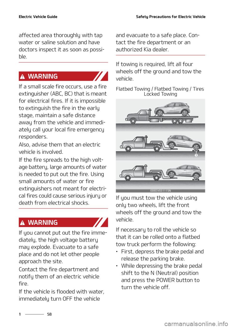 KIA NIRO EV 2022 Repair Manual �&�M�F�D�U�S�J�D��7�F�I�J�D�M�F��(�V�J�E�F
��
�
�4�B�G�F�U�Z��1�S�F�D�B�V�U�J�P�O�T��G�P�S��&�M�F�D�U�S�J�D��7�F�I�J�D�M�F
�B�G�G�F�D�U�F�E��B�S�F�B��U�I�P�S�P�V�H�I�M�Z��X�J�U�I��U�B�Q�