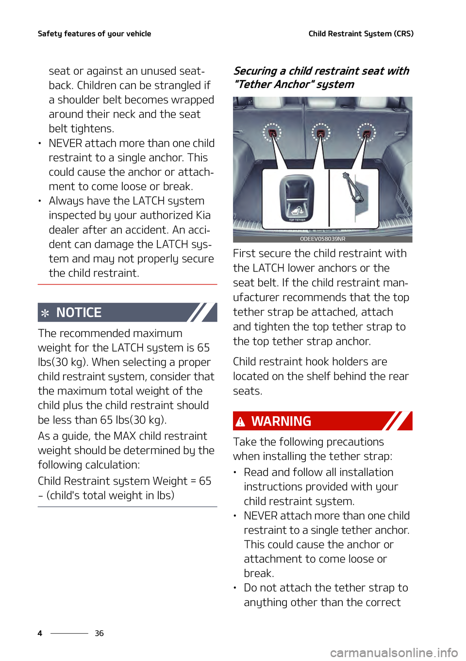 KIA NIRO EV 2021  Owners Manual �4�B�G�F�U�Z��G�F�B�U�V�S�F�T��P�G��Z�P�V�S��W�F�I�J�D�M�F
��
�
�$�I�J�M�E��3�F�T�U�S�B�J�O�U��4�Z�T�U�F�N��	�$�3�4�

�T�F�B�U��P�S��B�H�B�J�O�T�U��B�O��V�O�V�T�F�E��T�F�B�U-
�C�B�D�L�