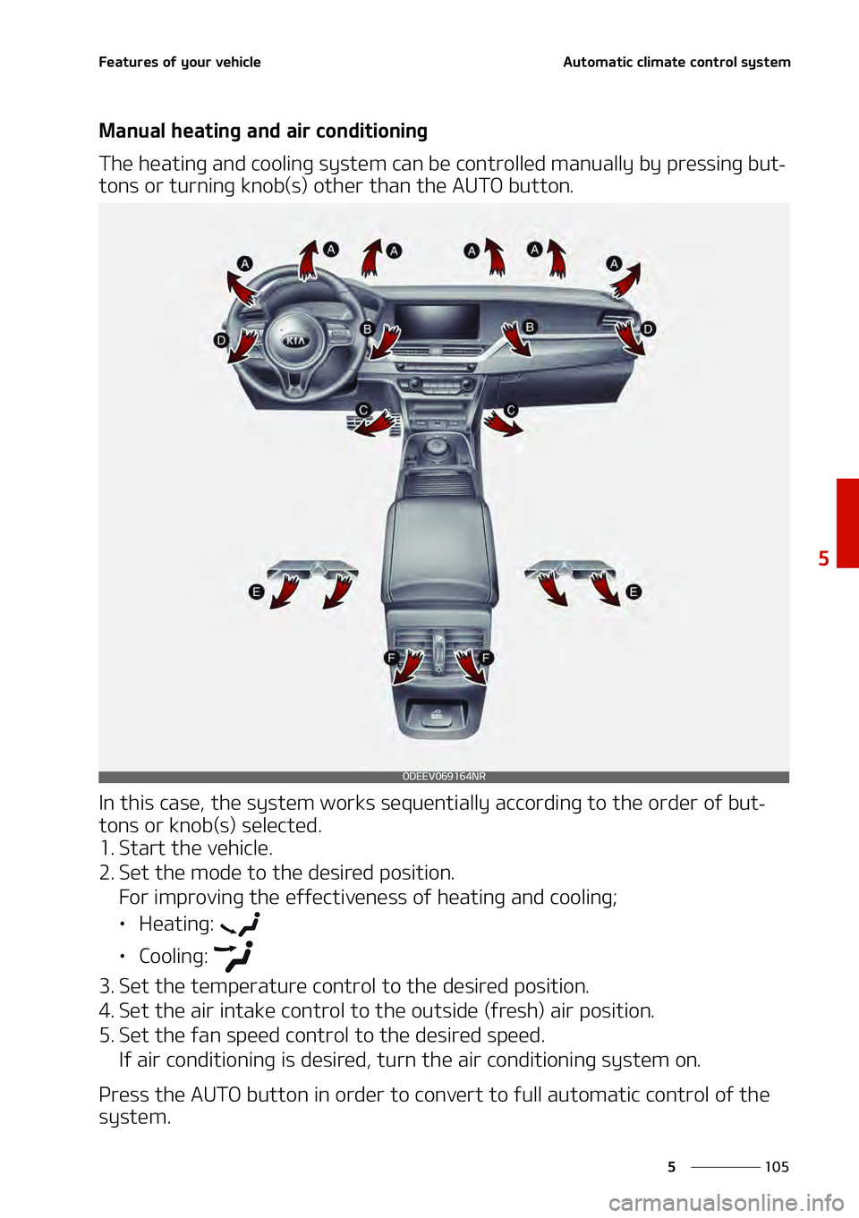 KIA NIRO EV 2021  Owners Manual ���
�
�
��F�B�U�V�S�F�T��P�G��Z�P�V�S��W�F�I�J�D�M�F�"�V�U�P�N�B�U�J�D��D�M�J�N�B�U�F��D�P�O�U�S�P�M��T�Z�T�U�F�N
�.�B�O�V�B�M��I�F�B�U�J�O�H��B�O�E��B�J�S��D�P�O�E�J�U�J�P�O�J�O�H
�5�