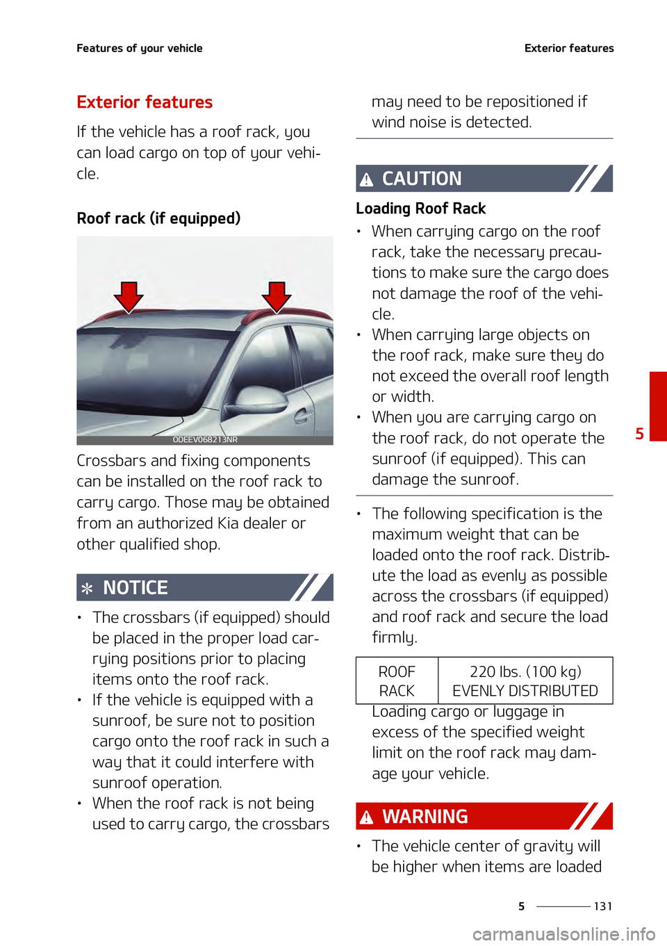 KIA NIRO EV 2021  Owners Manual ���
�
�
��F�B�U�V�S�F�T��P�G��Z�P�V�S��W�F�I�J�D�M�F�&�Y�U�F�S�J�P�S��G�F�B�U�V�S�F�T
�&�Y�U�F�S�J�P�S��G�F�B�U�V�S�F�T
�*�G��U�I�F��W�F�I�J�D�M�F��I�B�T��B��S�P�P�G��S�B�D�L�
��Z�P�