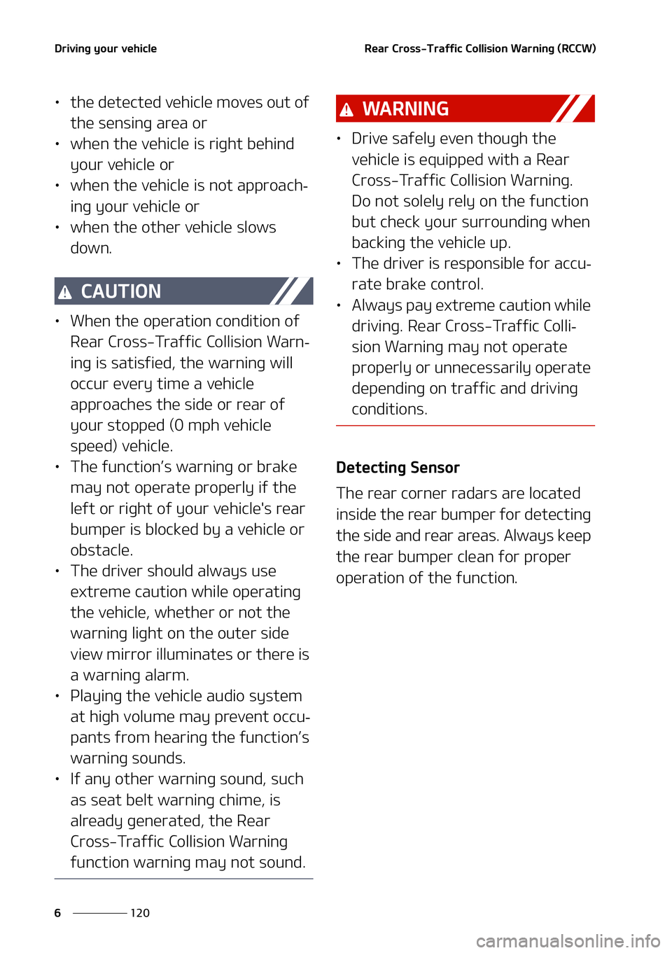 KIA NIRO EV 2021  Owners Manual �%�S�J�W�J�O�H��Z�P�V�S��W�F�I�J�D�M�F
���
�
�3�F�B�S��$�S�P�T�T��5�S�B�G�G�J�D��$�P�M�M�J�T�J�P�O��8�B�S�O�J�O�H��	�3�$�$�8�

LÜ �U�I�F��E�F�U�F�D�U�F�E��W�F�I�J�D�M�F��N�P�W�F�T��P�V