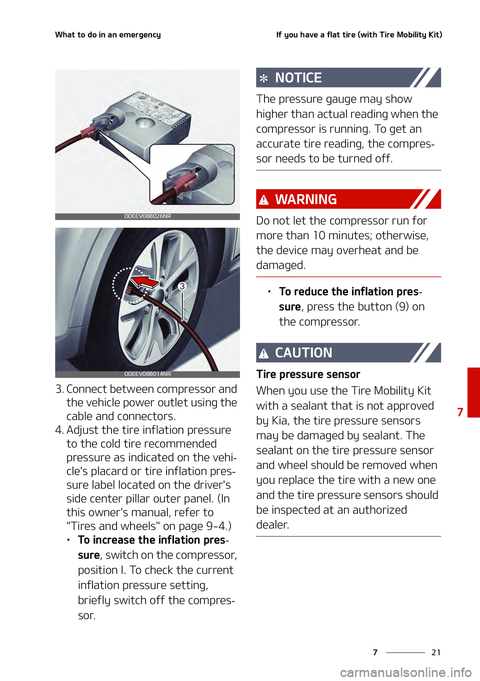 KIA NIRO EV 2021  Owners Manual ��
�
�
�8�I�B�U��U�P��E�P��J�O��B�O��F�N�F�S�H�F�O�D�Z�*�G��Z�P�V��I�B�W�F��B��G�M�B�U��U�J�S�F��	�X�J�U�I��5�J�S�F��.�P�C�J�M�J�U�Z��,�J�U�

�� �$�P�O�O�F�D�U��C�F�U�X�F�F�O��D�