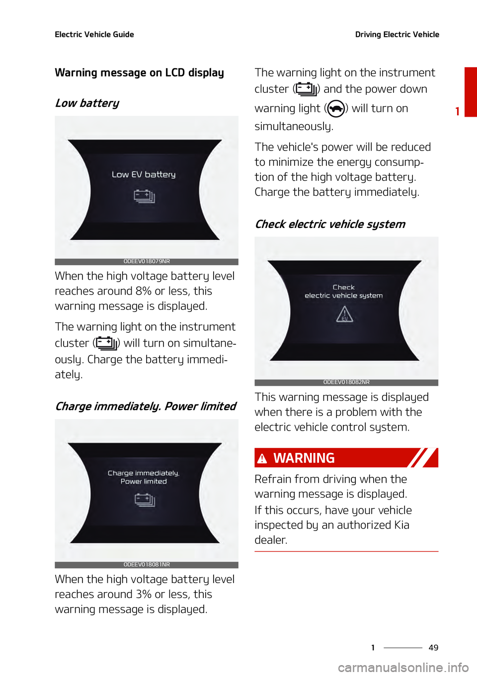 KIA NIRO EV 2021 Workshop Manual ��
�
�
�&�M�F�D�U�S�J�D��7�F�I�J�D�M�F��(�V�J�E�F�%�S�J�W�J�O�H��&�M�F�D�U�S�J�D��7�F�I�J�D�M�F
�8�B�S�O�J�O�H��N�F�T�T�B�H�F��P�O��-�$�%��E�J�T�Q�M�B�Z
�-�P�X��C�B�U�U�F�S�Z
�8�I�F�O��U