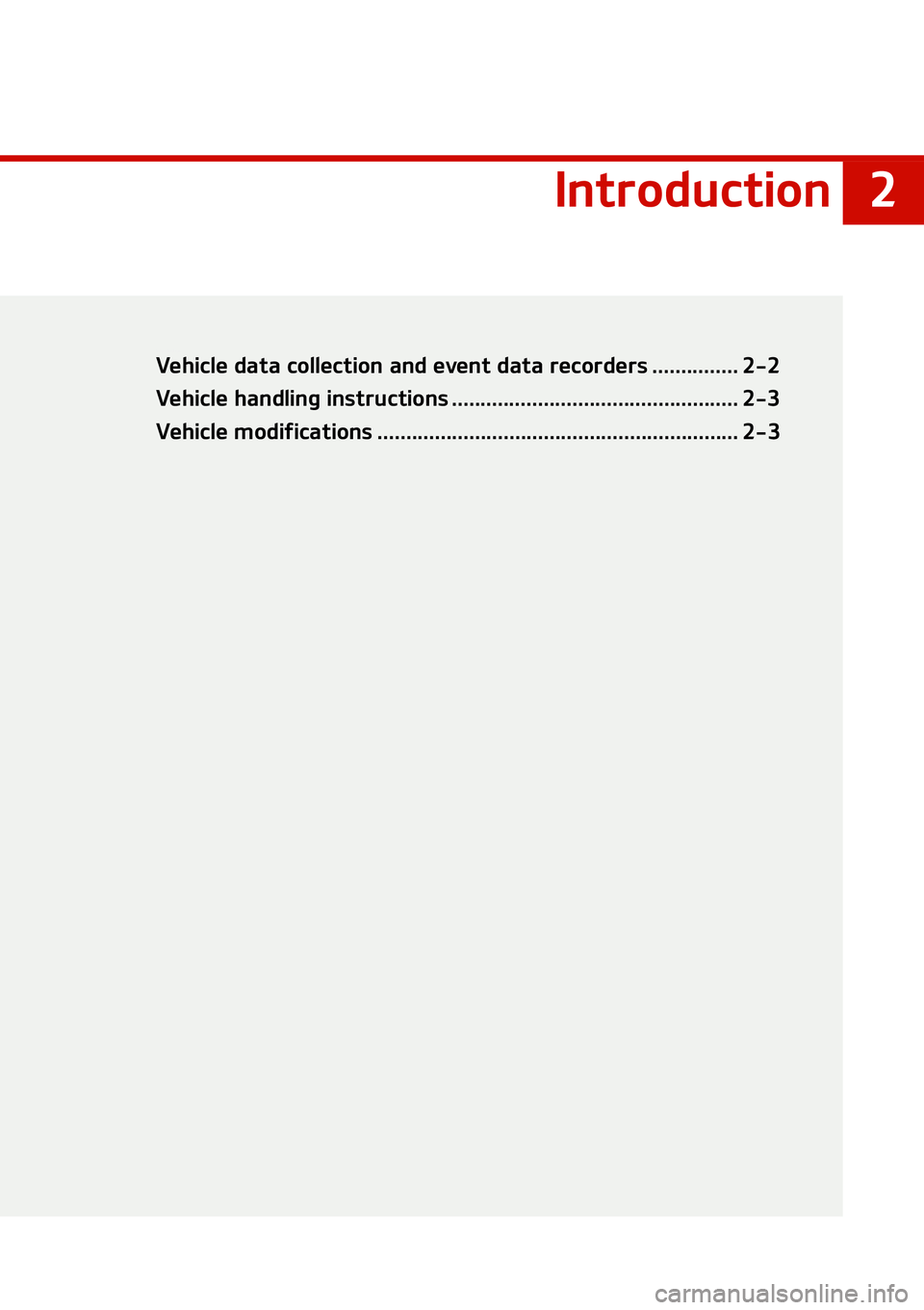 KIA NIRO EV 2021 Repair Manual �
�*�O�U�S�P�E�V�D�U�J�P�O
�*�O�U�S�P�E�V�D�U�J�P�O�7�F�I�J�D�M�F��E�B�U�B��D�P�M�M�F�D�U�J�P�O��B�O�E��F�W�F�O�U��E�B�U�B��S�F�D�P�S�E�F�S�T ��������������� ���
�7�F�I�J�D�M�