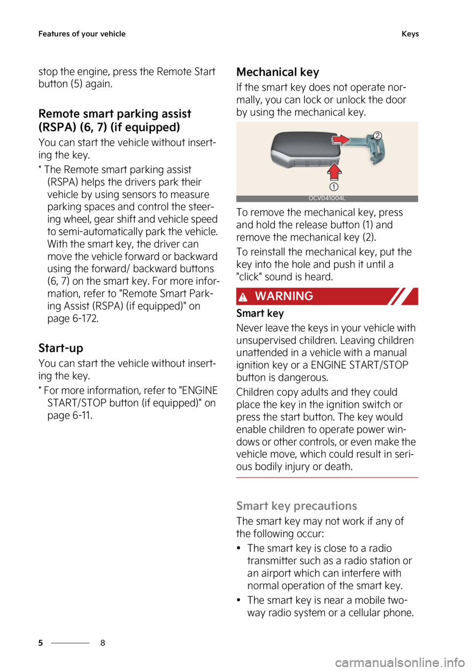 KIA NIRO 2023  Owners Manual ��F�B�U�V�S�F�T��P�G��Z�P�V�S��W�F�I�J�D�M�F
�
�
�,�F�Z�T
�T�U�P�Q��U�I�F��F�O�H�J�O�F�
��Q�S�F�T�T��U�I�F��3�F�N�P�U�F��4�U�B�S�U�
�C�V�U�U�P�O��	��
��B�H�B�J�O�
�3�F�N�P�U�F��T�N�B