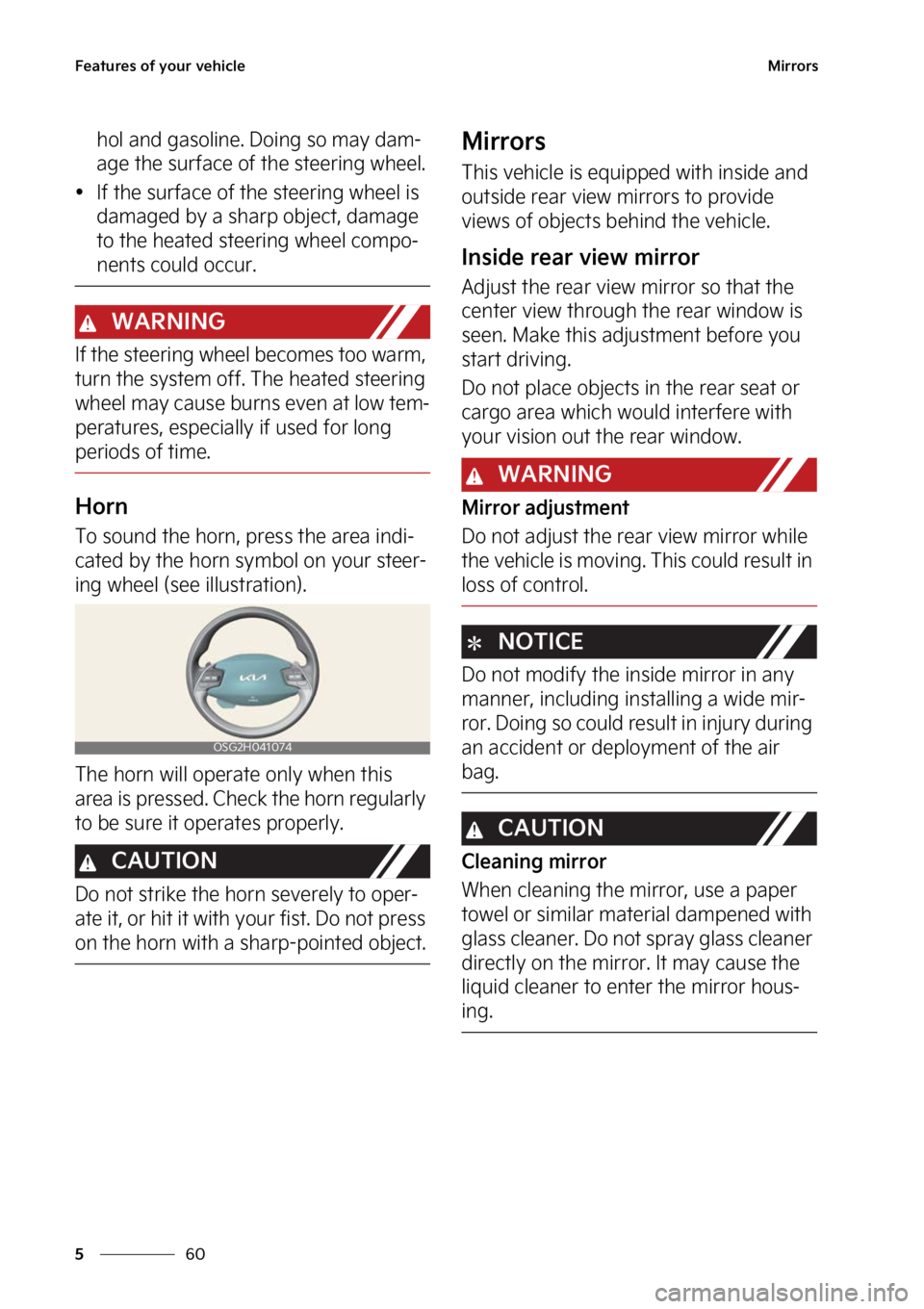 KIA NIRO 2023  Owners Manual ��F�B�U�V�S�F�T��P�G��Z�P�V�S��W�F�I�J�D�M�F
��
�
�.�J�S�S�P�S�T
�I�P�M��B�O�E��H�B�T�P�M�J�O�F���%�P�J�O�H��T�P��N�B�Z��E�B�N-
�B�H�F��U�I�F��T�V�S�G�B�D�F��P�G��U �I�F��T�U�F�F�S�