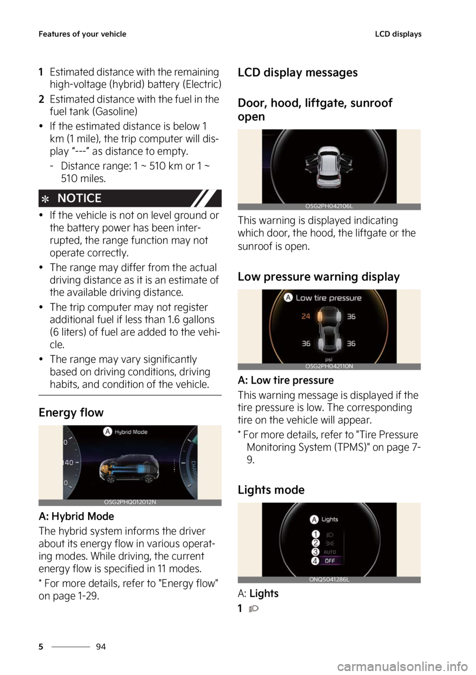 KIA NIRO 2023  Owners Manual ��F�B�U�V�S�F�T��P�G��Z�P�V�S��W�F�I�J�D�M�F
��
�
�-�$�%��E�J�T�Q�M�B�Z�T
���&�T�U�J�N�B�U�F�E��E�J�T�U�B�O�D�F��X�J�U�I��U�I�F��S�F�N�B�J�O�J�O�H�
�I�J�H�I��W�P�M�U�B�H�F��	�I�Z�C�S�