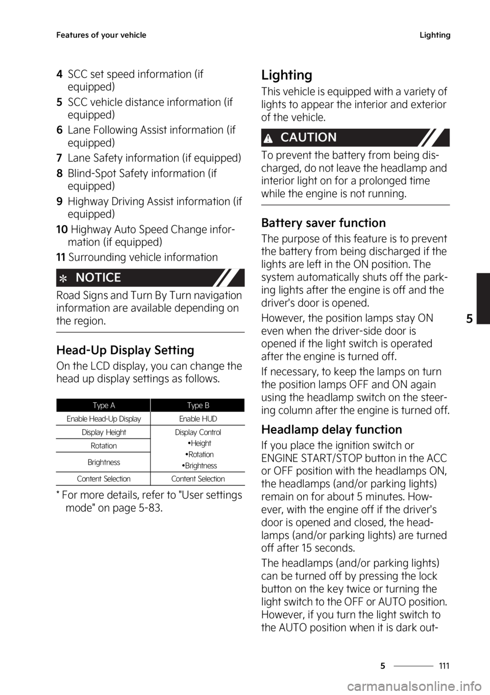 KIA NIRO 2023  Owners Manual ���
�
�
��F�B�U�V�S�F�T��P�G��Z�P�V�S��W�F�I�J�D�M�F�-�J�H�I�U�J�O�H
���4�$�$��T�F�U��T�Q�F�F�E��J�O�G�P�S�N�B�U�J�P�O��	�J�G�
�F�R�V�J�Q�Q�F�E�

���4�$�$��W�F�I�J�D�M�F��E�J�T�U�B