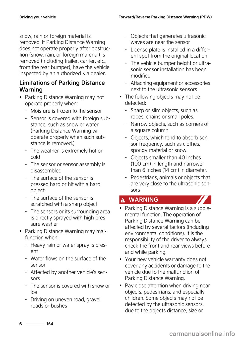 KIA NIRO 2023  Owners Manual �%�S�J�W�J�O�H��Z�P�V�S��W�F�I�J�D�M�F
���
�
��P�S�X�B�S�E��3�F�W�F�S�T�F��1�B�S�L�J�O�H��%�J�T�U�B�O�D�F��8�B�S�O�J�O�H��	�1�%�8�

�T�O�P�X�
��S�B�J�O��P�S��G�P�S�F�J�H�O��N�B�U�F�S�J
