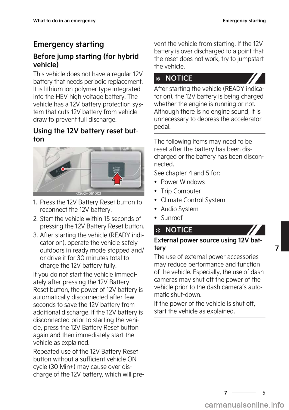 KIA NIRO 2023  Owners Manual �
�
�
�8�I�B�U��U�P��E�P��J�O��B�O��F�N�F�S�H�F�O�D�Z�&�N�F�S�H�F�O�D�Z��T�U�B�S�U�J�O�H
�&�N�F�S�H�F�O�D�Z��T�U�B�S�U�J�O�H
�#�F�G�P�S�F��K�V�N�Q��T�U�B�S�U�J�O�H��	�G�P�S��I�Z�C�S�J�E�