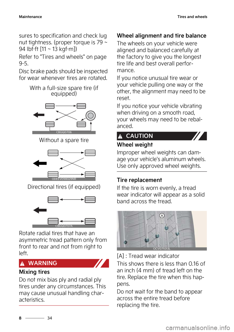 KIA NIRO 2023  Owners Manual �.�B�J�O�U�F�O�B�O�D�F
��
�
�5�J�S�F�T��B�O�E��X�I�F�F�M�T
�T�V�S�F�T��U�P��T�Q�F�D�J�G�J�D�B�U�J �P�O��B�O�E��D�I�F�D�L��M�V�H�
�O�V�U��U�J�H�I�U�O�F�T�T���	�Q�S�P�Q�F�S��U�P�S�R�V�F�