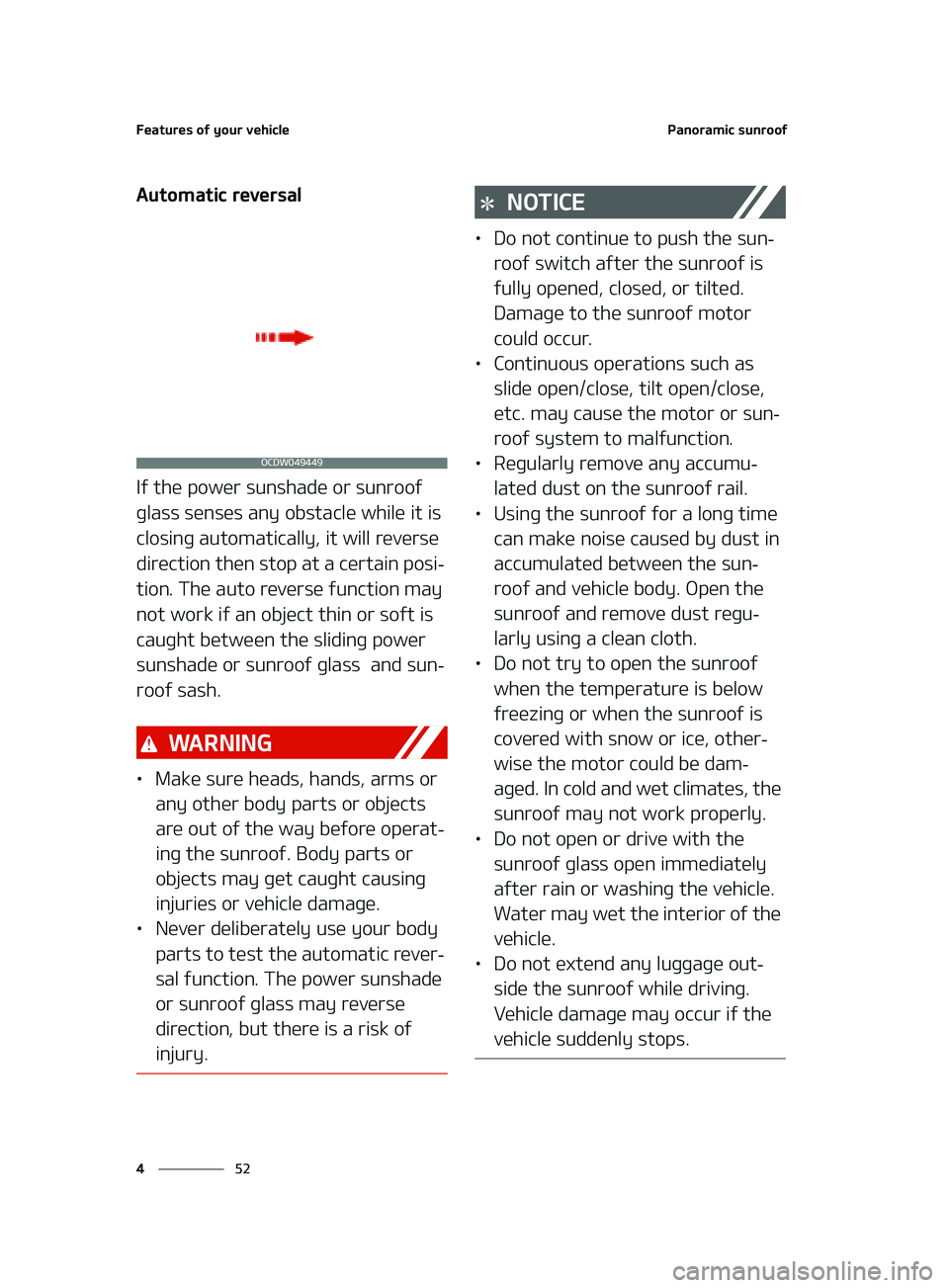 KIA K5 2022  Owners Manual ��F�B�U�V�S�F�T��P�G��Z�P�V�S��W�F�I�J�D�M�F
��
�
�1�B�O�P�S�B�N�J�D��T�V�O�S�P�P�G
�"�V�U�P�N�B�U�J�D��S�F�W�F�S�T�B�M
�*�G��U�I�F��Q�P�X�F�S��T�V�O�T�I�B�E�F��P�S��T�V�O�S�P�P�G�
�H�M