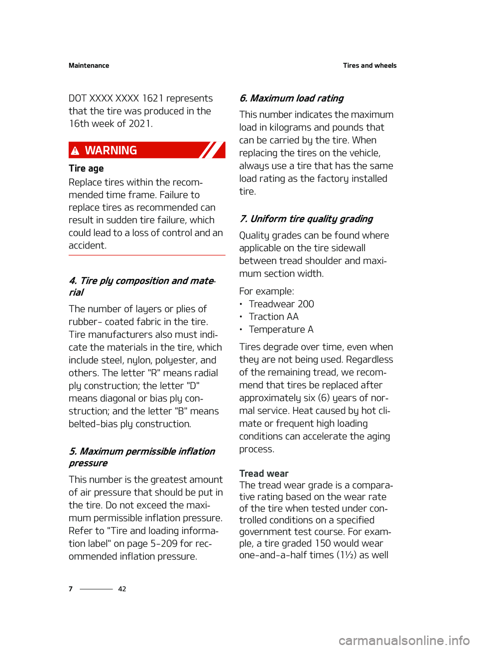 KIA K5 2022  Owners Manual �.�B�J�O�U�F�O�B�O�D�F
��
�
�5�J�S�F�T��B�O�E��X�I�F�F�M�T
�%�0�5��9�9�9�9��9�9�9�9�������S�F�Q�S�F�T�F�O�U�T�
�U�I�B�U��U�I�F��U�J�S�F��X�B�T��Q�S�P�E�V�D�F�E��J�O��U�I�F�
���U
