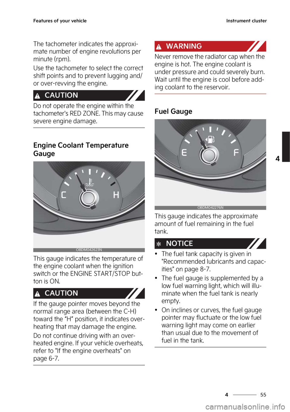 KIA FORTE 2023  Owners Manual ��
�
�
��F�B�U�V�S�F�T��P�G��Z�P�V�S��W�F�I�J�D�M�F�*�O�T�U�S�V�N�F�O�U��D�M�V�T�U�F�S
�5�I�F��U�B�D�I�P�N�F�U�F�S��J�O�E�J�D�B�U�F�T��U�I�F��B�Q�Q�S�P�Y�J-
�N�B�U�F��O�V�N�C�F�S��P�G�
