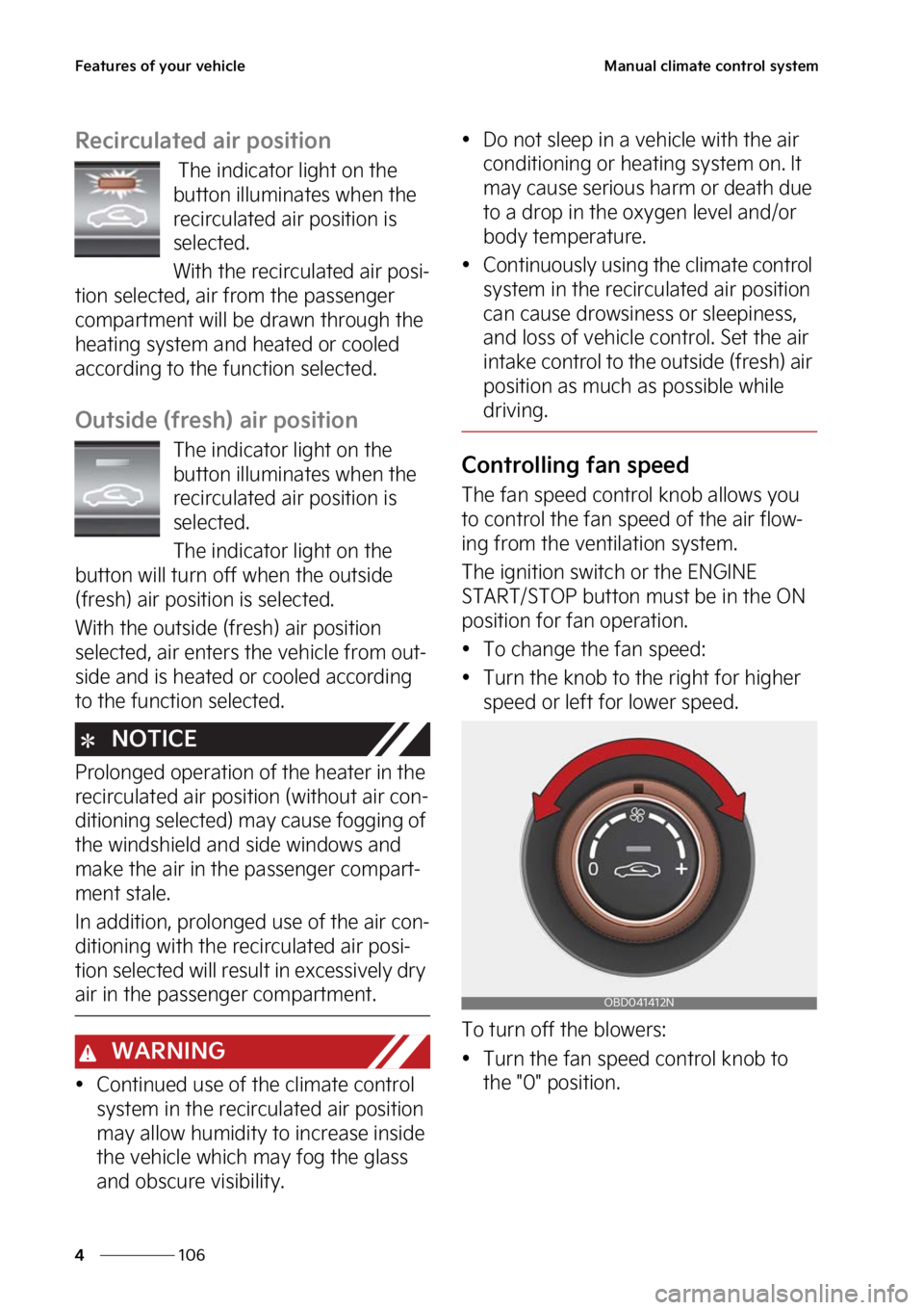 KIA FORTE 2023  Owners Manual ��F�B�U�V�S�F�T��P�G��Z�P�V�S��W�F�I�J�D�M�F
���
�
�.�B�O�V�B�M��D�M�J�N�B�U�F��D�P�O�U�S�P�M��T�Z�T�U�F�N
�3�F�D�J�S�D�V�M�B�U�F�E��B�J�S��Q�P�T�J�U�J�P�O
��5�I�F��J�O�E�J�D�B�U�P�S��