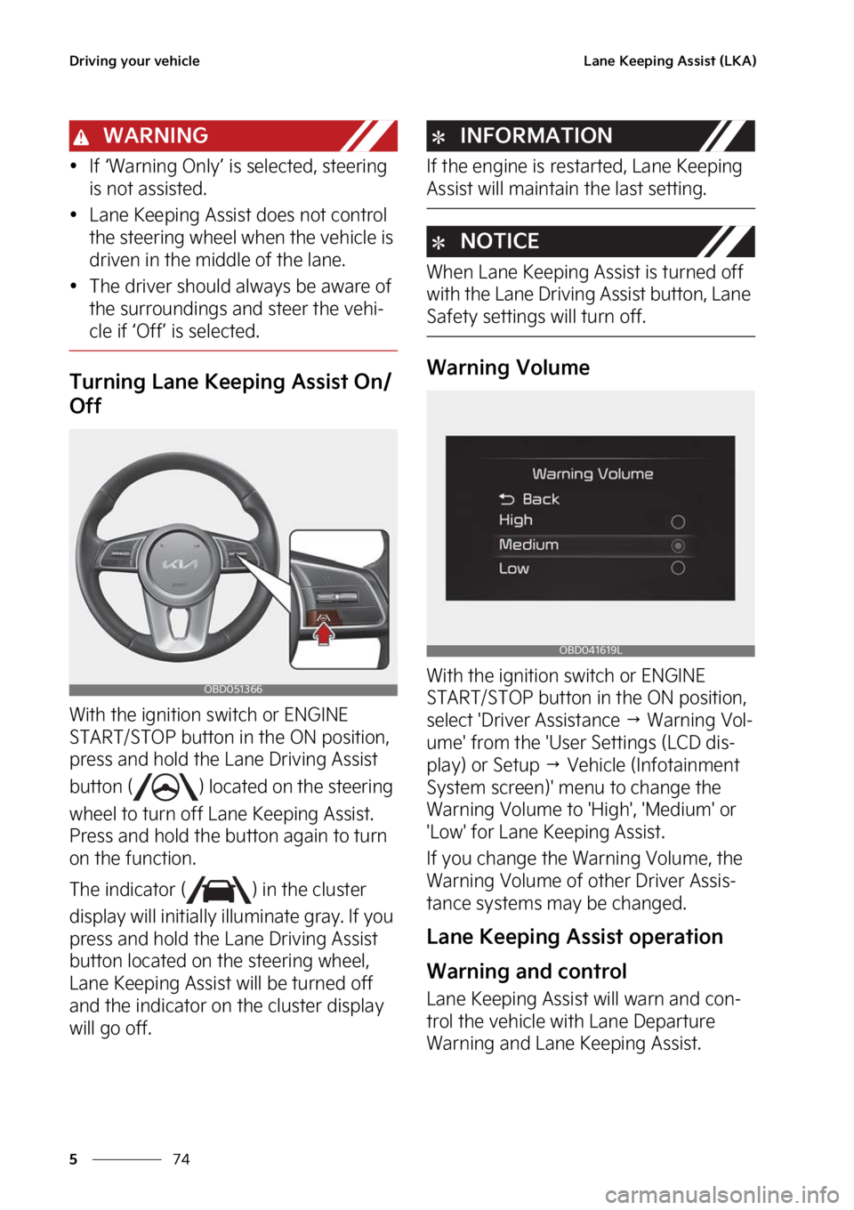 KIA FORTE 2023  Owners Manual �%�S�J�W�J�O�H��Z�P�V�S��W�F�I�J�D�M�F
��
�
�-�B�O�F��,�F�F�Q�J�O�H��"�T�T�J�T�U��	�-�,�"�

�8�"�3�/�*�/�(

