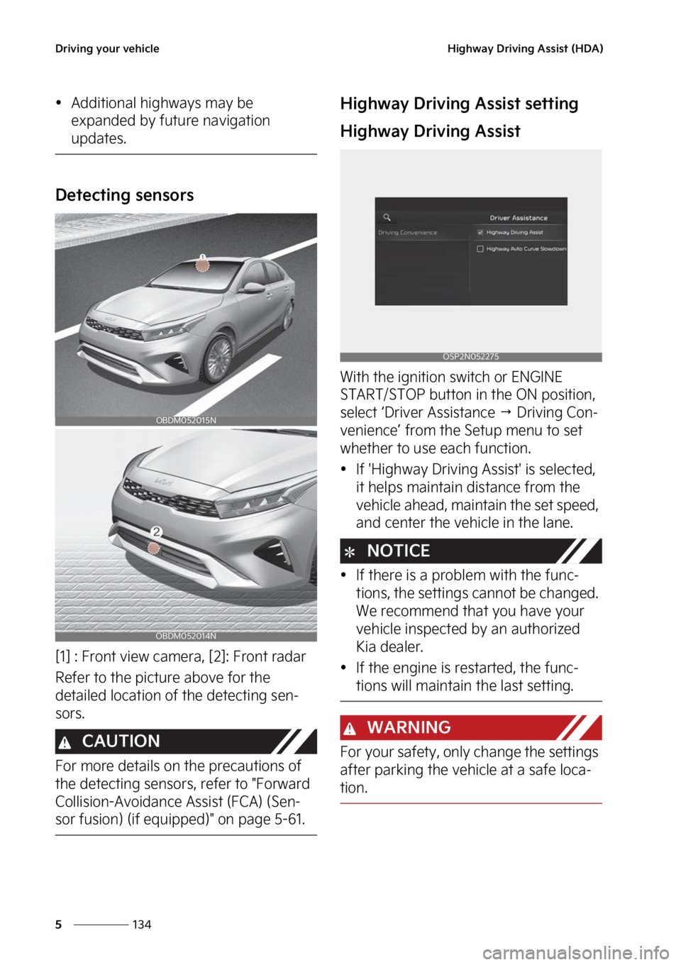 KIA FORTE 2023  Owners Manual �%�S�J�W�J�O�H��Z�P�V�S��W�F�I�J�D�M�F
���
�
�)�J�H�I�X�B�Z��%�S�J�W�J�O�H��"�T�T�J�T�U��	�)�%�"�

