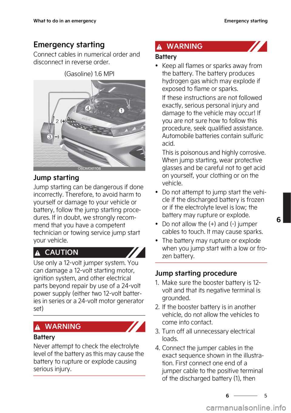 KIA FORTE 2023  Owners Manual �
�
�
�8�I�B�U��U�P��E�P��J�O��B�O��F�N�F�S�H�F�O�D�Z�&�N�F�S�H�F�O�D�Z��T�U�B�S�U�J�O�H
�&�N�F�S�H�F�O�D�Z��T�U�B�S�U�J�O�H
�$�P�O�O�F�D�U��D�B�C�M�F�T��J�O��O�V�N�F�S�J�D�B�M��P�S�E�F�